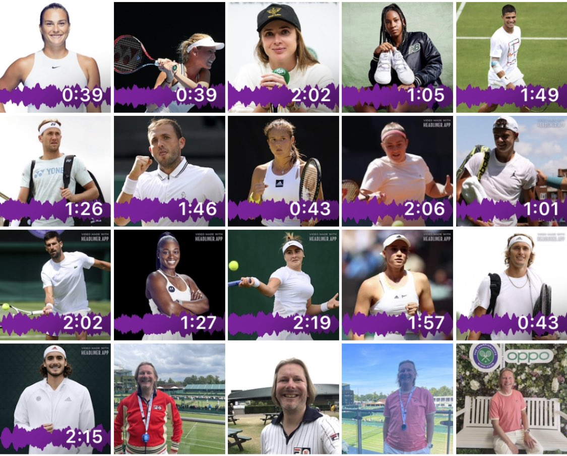 tweetsbyjp's tweet photo. If you’ve got a few minutes to spare today, please listen to any of my 🎾 WIMBLEDON HEADLINERS 🎾 on my Twitter timeline with some of the best tennis players in the world

If you enjoy any of the chats, re-tweets and likes are greatly appreciated. 

Thanks, JP

#Wimbledon https://t.co/vxEM3bWWKd