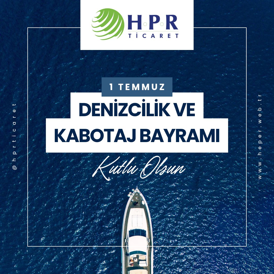 1 Temmuz Denizcilik ve Kabotaj Bayramı Kutlu Olsun ⛵🎉

heper.web.tr

#bayram #deniz #denizci #denizciler #gemi #gemici #yelken #yelkenli #yat #yatçılık #kabotajbayramı #türkiye