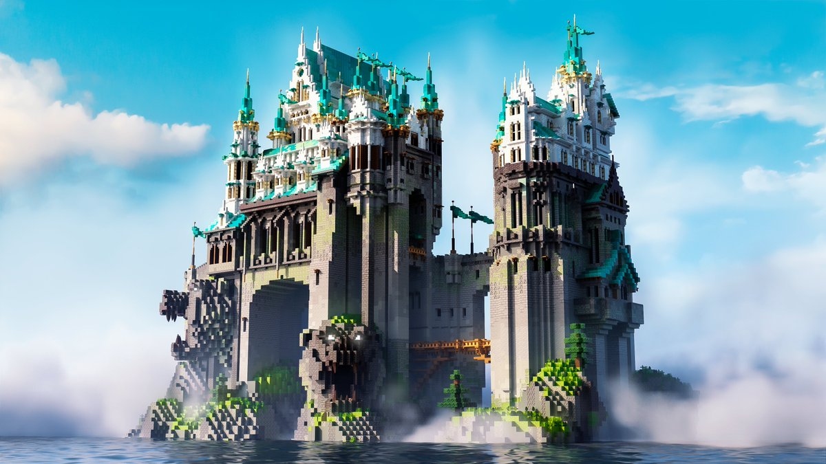 @iAleM_  Made this incredible render of the castle I made a few weeks ago! i also added some extra finnishing touches to the build. Hope everyone likes it!

#minecraft建築コミュ #Minecraft #Minecraftbuilds #nature #medievaltwitter #medieval