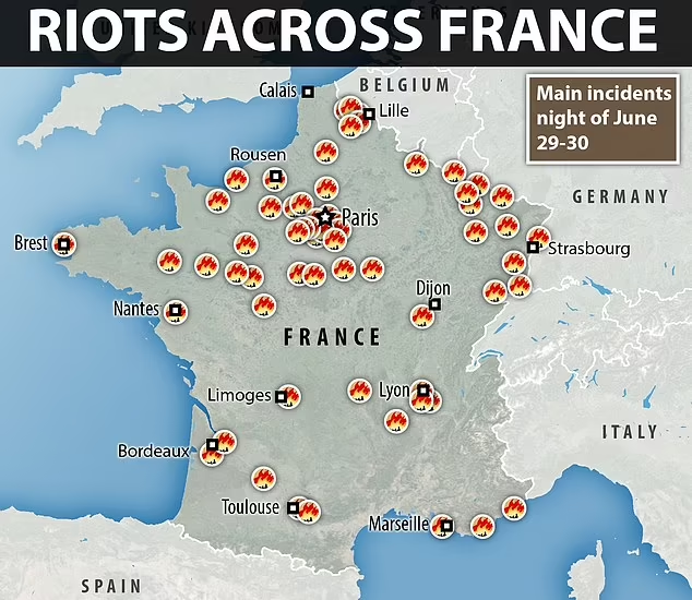 LizKershawDJ's tweet photo. In case this is not in the news bulletins #FranceRiots https://t.co/n0gJBMZpM7