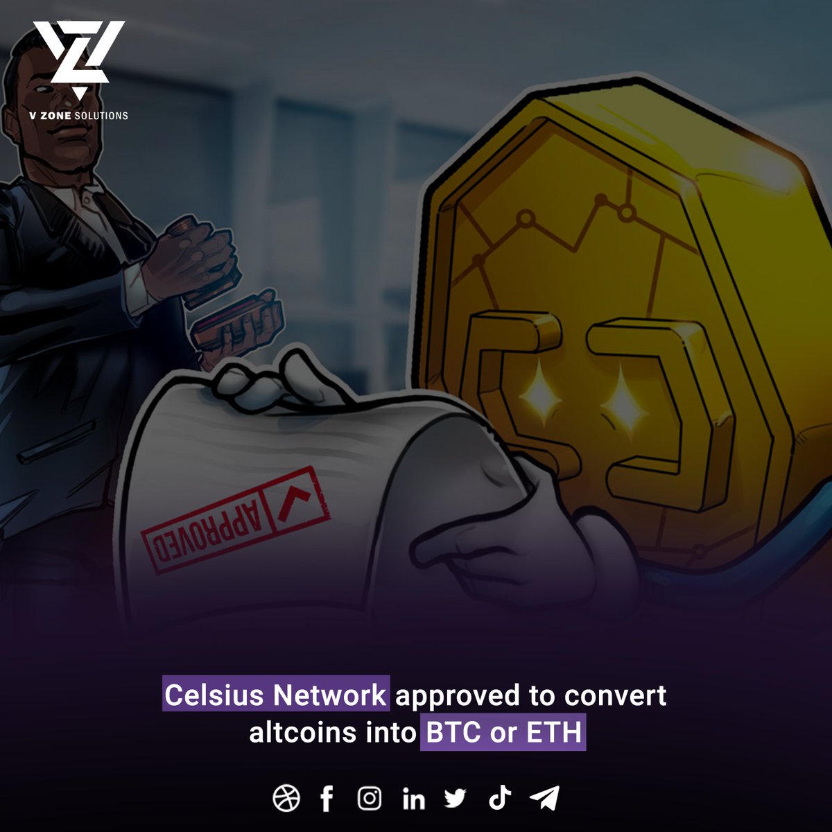 Blocklabtech's tweet photo. Exciting news! Celsius Network now offers seamless altcoin to BTC/ETH conversions, empowering you to unlock liquidity and seize opportunities in the crypto market. ππ°
.
.
.
.
#CelsiusNetwork #CryptoConversions #UnlockingLiquidity #vzonesolutions #vzone #vzoneofficial #vzonesolutionsfamily #vzonefamily #vzone2023 #vzonearmy #virtualworld