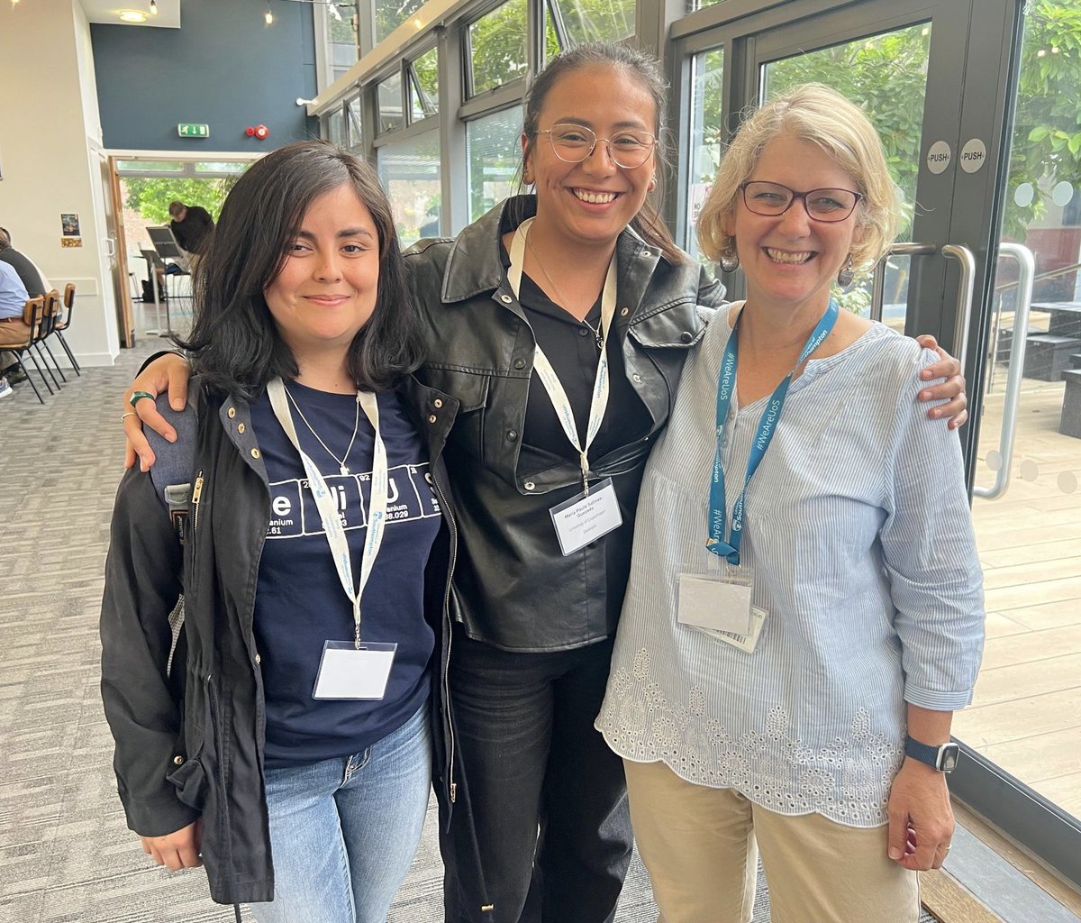 Our group’s PhD students <a href="/icn2nano/">Catalan Institute of Nanoscience & Nanotechnology</a> <a href="/HEAcatalysis/">Center for High Entropy Alloy Catalysis @ UCPH</a> have spent a fantastic week in Southampton at the Summer Course on Instrumental Methods in #Electrochemistry <a href="/unisouthampton/">University of Southampton</a>!
All smiley faces here: our own <a href="/Jaxiry152/">Jaxiry Barroso</a> &amp; <a href="/mariapausalinas/">María Paula Salinas-Quezada</a> with Prof Andrea Russell👩🏻‍🔬⚡️ #WomenInSTEM