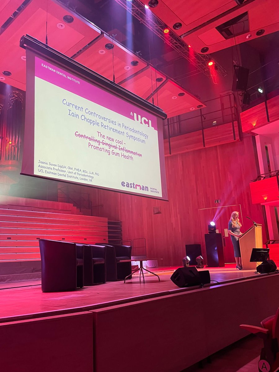 UCL Eastman Periodontology (@ucleastmanperio) on Twitter photo Starting a great line up of speakers at Prof. Iain Chapple’s retirement symposium in Birmingham are UCL Eastman’s Prof. Ian Needleman and A/Prof. Jeanie Suvan. <a href="/IanNeedleman/">Ian Needleman</a> <a href="/ucleastman/">UCL Eastman</a> #periodontology #iainchapple Starting a great line up of speakers at Prof. Iain Chapple’s retirement symposium in Birmingham are UCL Eastman’s Prof. Ian Needleman and A/Prof. Jeanie Suvan. <a href="/IanNeedleman/">Ian Needleman</a> <a href="/ucleastman/">UCL Eastman</a> #periodontology #iainchapple