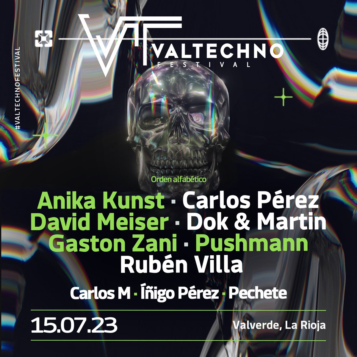 Valtechnofest's tweet photo. VALTECHNO FESTIVAL 15.07.23 #ÚLTIMOBAILE #TECHNO #VALTECHNOFESTIVAL #LARIOJA https://t.co/hZwQekZdnQ