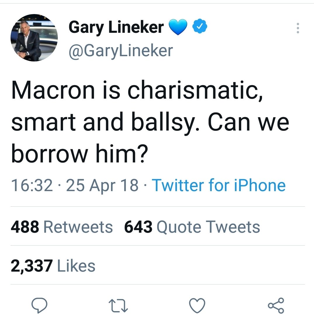 Lineker is such a clever man.