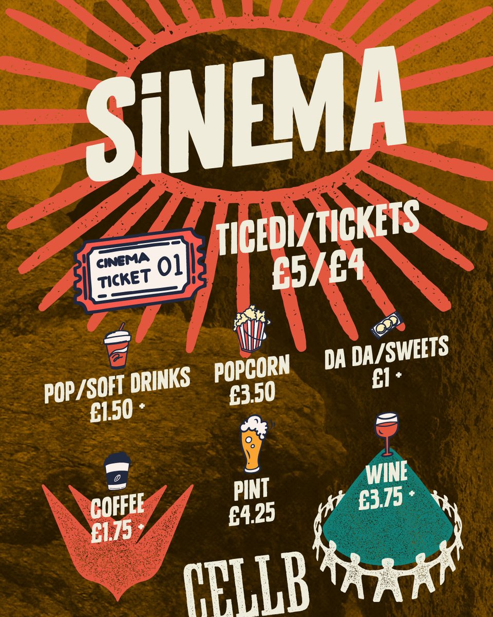 Profiad Sinema fforddiadwy 📷
Cellb’s affordable cinema experience 📷