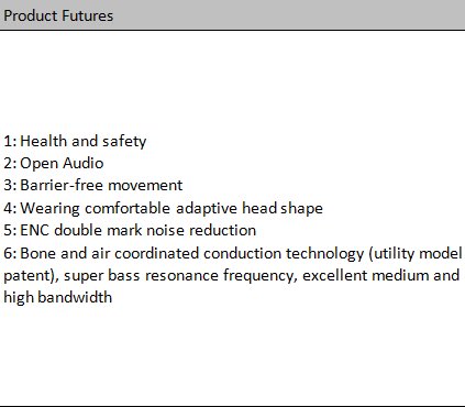 Mia_Rssidol's tweet image. Bone Conduction Bluetooth Headset

IPX5 waterproof; answer calls; ENC

More secure and comfortable❤️

#BluetoothHeadset #RSSIDOL