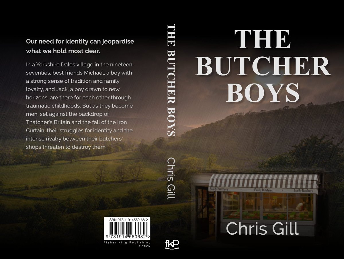 ChrisDavidGill's tweet photo. Very excited this morning to be able to reveal the cover for my upcoming second novel, 'The Butcher Boys', which will be published by Fisher King Publishing later this summer. #Fisherkingpublishing #TheButcherBoys #WritingCommunity #amwriting https://t.co/aBufYYr7hq