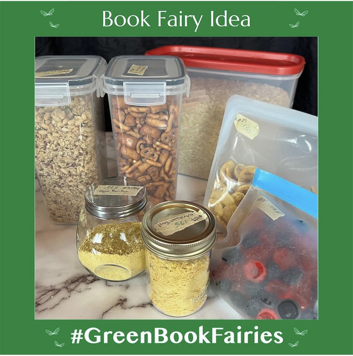 bookfairies_ct's tweet photo. The #GreenBookFairies are starting off #PlasticFreeJuly by talking about food packaging and finding packaging free alternatives.
Let us know in the comments what items you usually buy package free!

#IBelieveInBookFairies 
#climatechange #climatechangeisreal #gogreen #ecofriendly https://t.co/nuKP5yeQhi