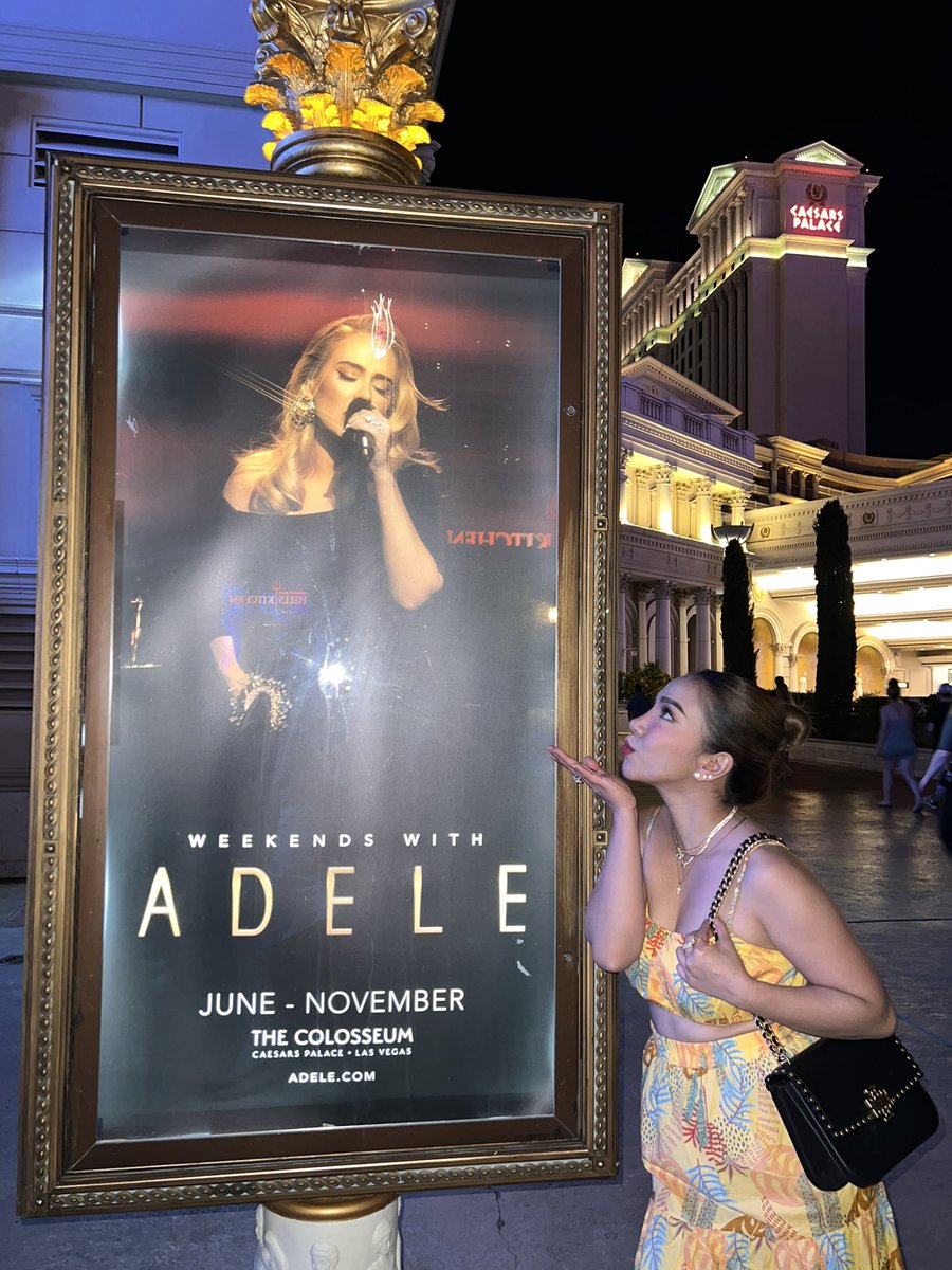 4thimpactMylene's tweet photo. See you soon Adele, I’ll come back next time just to watch you 💛 I will miss this beautiful place of Las Vegas 🥰

#4thimpact #lasvegas #touring ✨ https://t.co/LSFcWAzOdO
