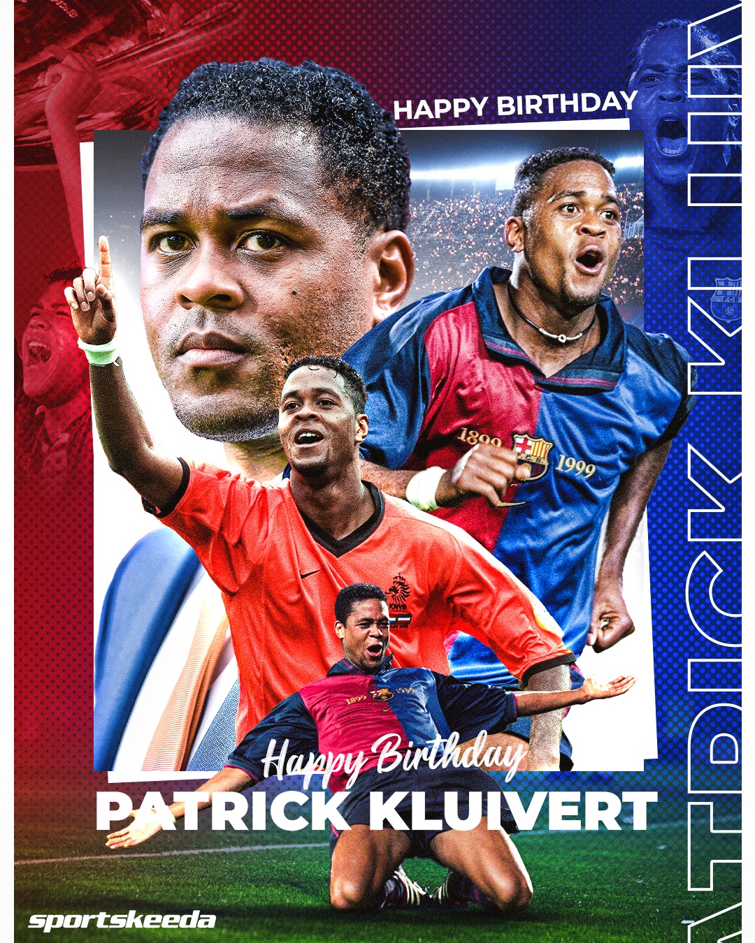 Wishing Dutch icon Patrick Kluivert a very happy 47th birthday!       