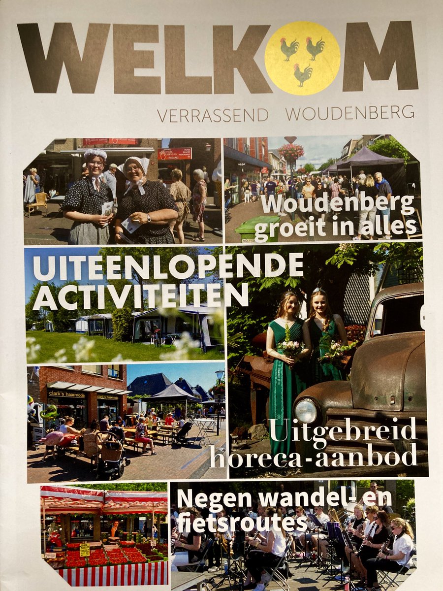 Wat is Woudenberg een gezellig dorp!

foto: bewaar editie 2023 Welkom Verrassend Woudenberg
verkrijgbaar bij campings, recreatie en VVV #Woudenberg #toerisme