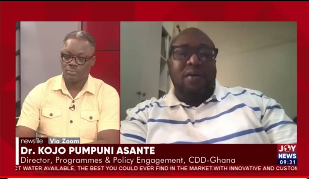 Dr. @KojoPumpuni, Director of Programs and Policy Engagement at CDD-Ghana, is live on @JoyNewsOnTV's 'News File.' Join in as he discusses the Assin North by-election. youtube.com/live/nncg6UqDG…