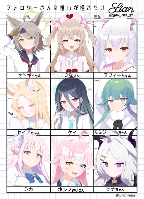 #フォロワーさんの推しが描きたい 