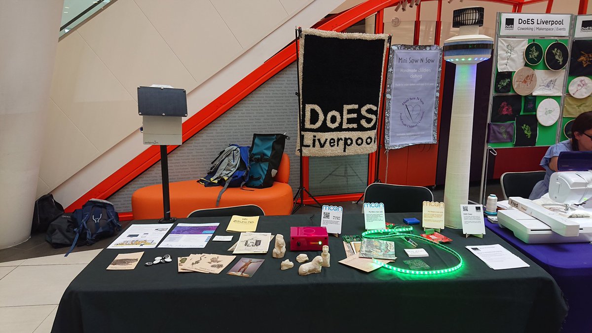 Adrian McEwen @amcewen@mastodon.me.uk (@amcewen) on Twitter photo Here at <a href="/Liverpoollib/">Liverpool Libraries and Information Services</a> for <a href="/LpoolMakeFest/">Liverpool MakeFest</a>, showing off @mcqn_ltd, <a href="/_museuminabox/">Museum in a Box</a> and <a href="/Aeternum_Innov/">Aeternum Innovations</a> work alongside the <a href="/DoESLiverpool/">DoES Liverpool</a> stand. Here all day, come along and say hi! Here at <a href="/Liverpoollib/">Liverpool Libraries and Information Services</a> for <a href="/LpoolMakeFest/">Liverpool MakeFest</a>, showing off @mcqn_ltd, <a href="/_museuminabox/">Museum in a Box</a> and <a href="/Aeternum_Innov/">Aeternum Innovations</a> work alongside the <a href="/DoESLiverpool/">DoES Liverpool</a> stand. Here all day, come along and say hi!