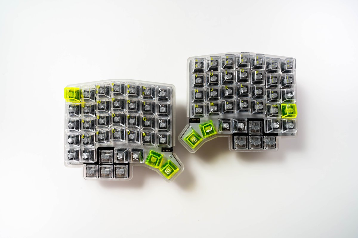 Mil_Keyboard's tweet photo. ErgoArrowsのキーマップと印字をアップデート。

#ErgoArrows #mechanicalkeyboard https://t.co/fTJqUKBEqC