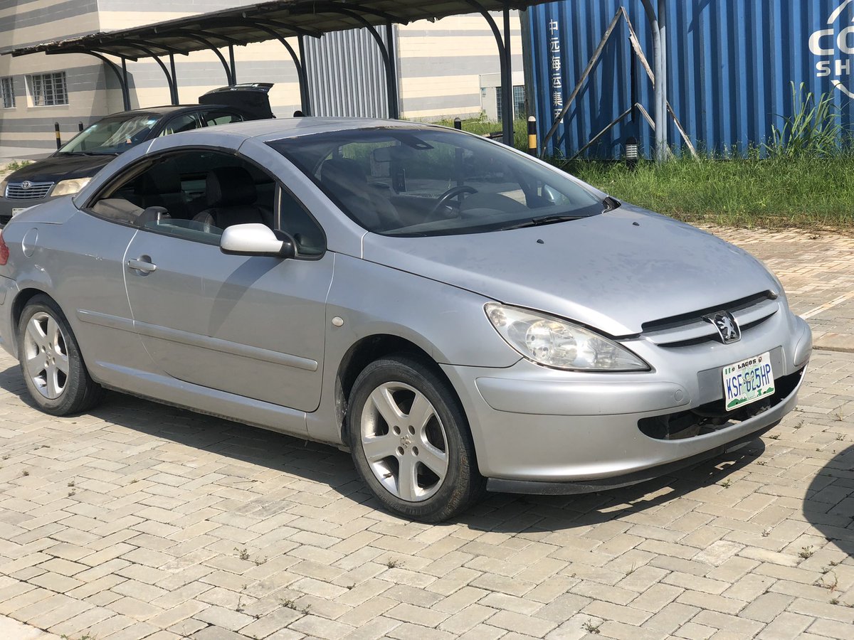vershauto's tweet image. 👈🏾👈🏾👈🏾🔥🔥Neatly used 2008 Peugeot 307 cc 💯ACCIDENT FREE....AVAILABLE.....#1.5m ....SLIGHTLY NEGOTIABLE(Maunel)

- #NigeriaAutomobileSales
- #CarsForSaleNigeria
- #NigeriaCarDeals
- #BuyCarsNigeria
- #NigeriaAutoMarket
- #AffordableCarsNigeria
- #NigeriaCarSales
- #Vershautos