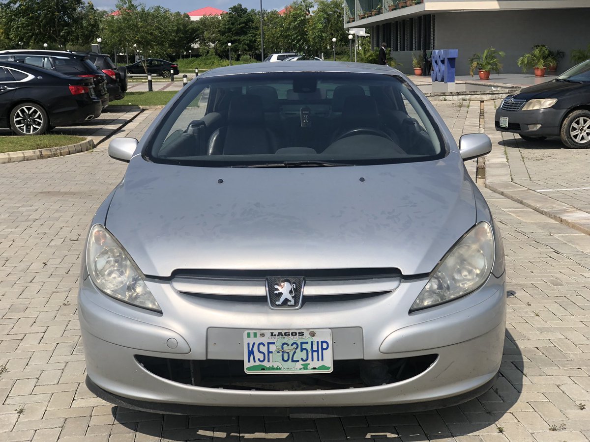 vershauto's tweet image. 👈🏾👈🏾👈🏾🔥🔥Neatly used 2008 Peugeot 307 cc 💯ACCIDENT FREE....AVAILABLE.....#1.5m ....SLIGHTLY NEGOTIABLE(Maunel)

- #NigeriaAutomobileSales
- #CarsForSaleNigeria
- #NigeriaCarDeals
- #BuyCarsNigeria
- #NigeriaAutoMarket
- #AffordableCarsNigeria
- #NigeriaCarSales
- #Vershautos