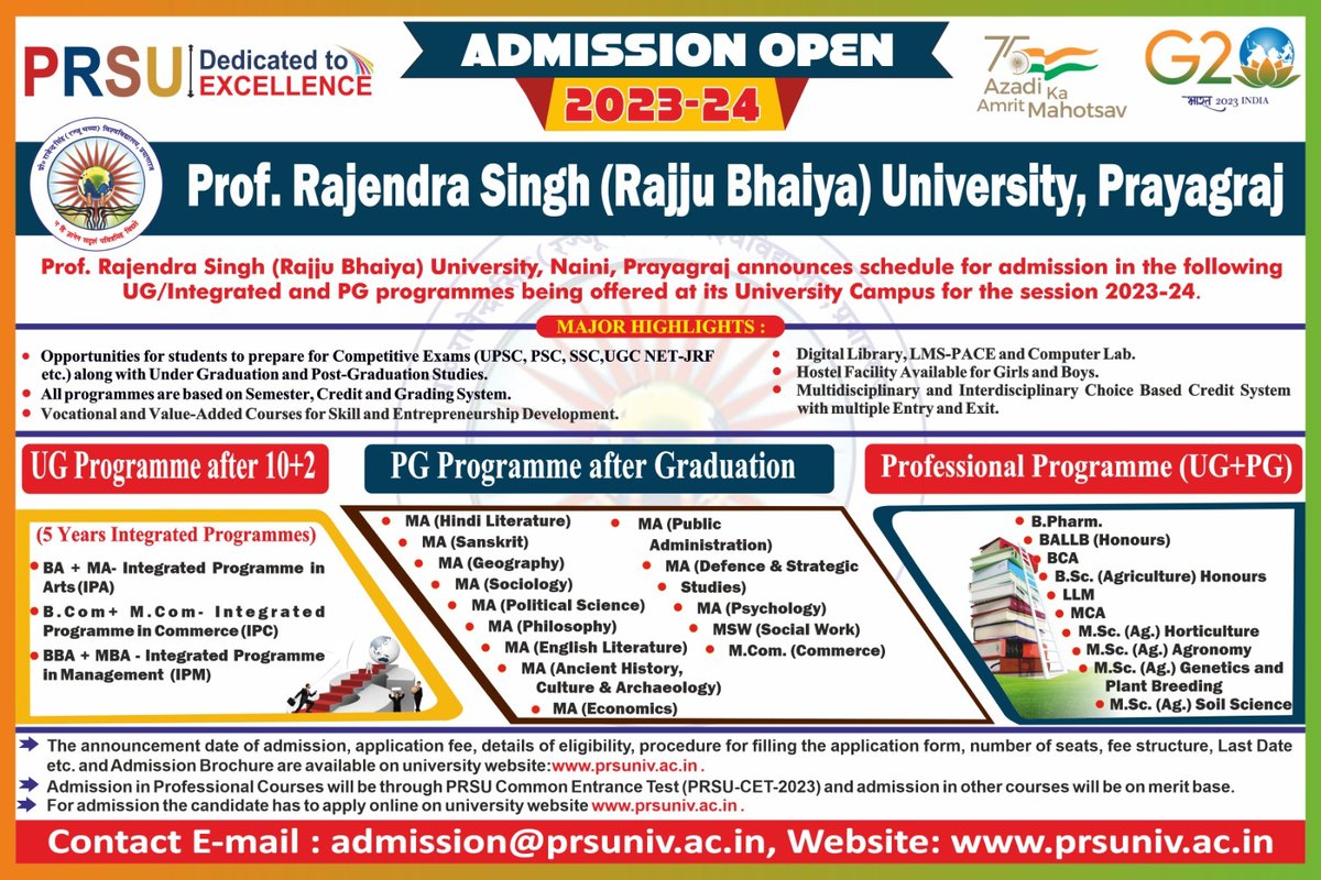 PRSU PRAYAGRAJ OFFICIAL (@officialprsu) on Twitter photo 