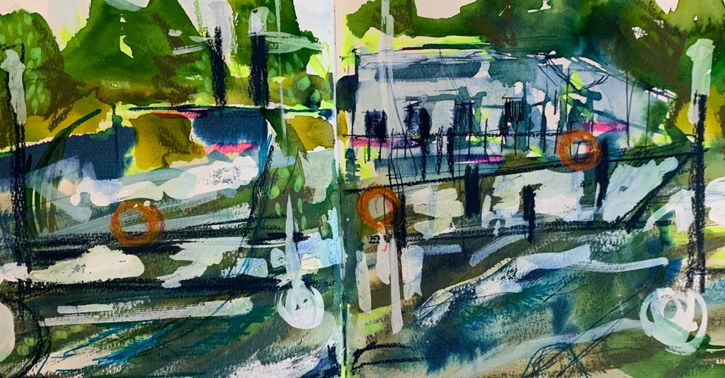 Join me for a whistle stop tour of a week in the life of an abstract artist by clicking on the link - helenalicejohnsonartist.com/blog/in-the-st…

#commissionswelcome #womenwhopaint  #walledgarden #sunburyonthames #thamesriver #riverthamesart