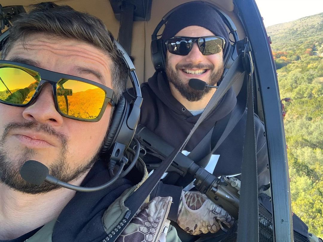 On a hike with the boys 😎🤗