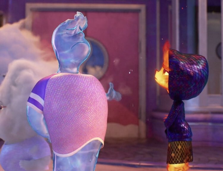 cottage_shroom's tweet photo. Wade is such a gentleman letting ember to go first🔥💧😌#Elemental https://t.co/Mg251rqae2