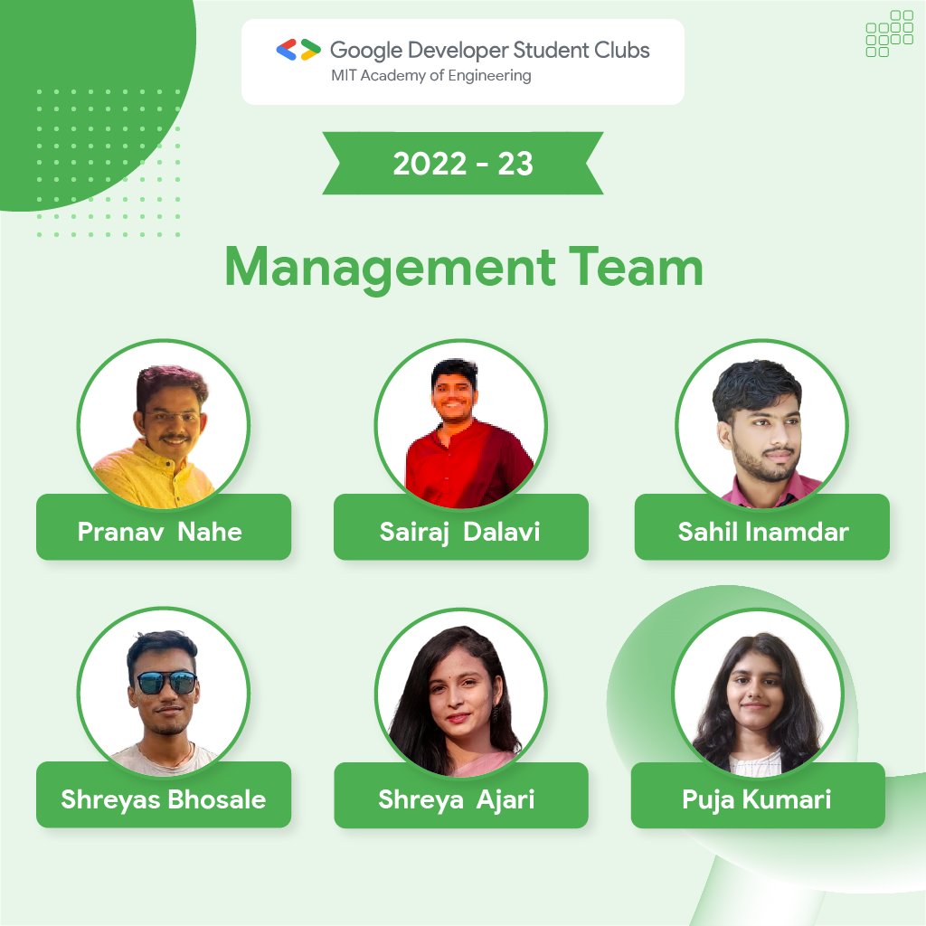 DSCmitaoe's tweet photo. With his guidance and encouragement, the 2022-23 team filled with individuals having creative thought process, great problem- solving skills, awesome technical knowledge, management skills and out-of-the-box inputs, has set a great example of leadership, bonding, and friendship https://t.co/k9JdGT45s5