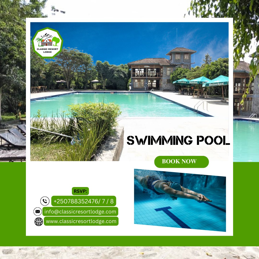 ClassicResort's tweet photo. Embrace the power of the Olympic-sized pool! 💪🏊‍♀️

#classicresortlodge #classichotelkg

#OlympicSizePool
#UltimateComfort #ExquisiteHospitality
#TopNotchService #Hospitality #pool
#Adventure #conferenceFacilities
#HotelBooking #visitafrica https://t.co/gblvkpsaX2