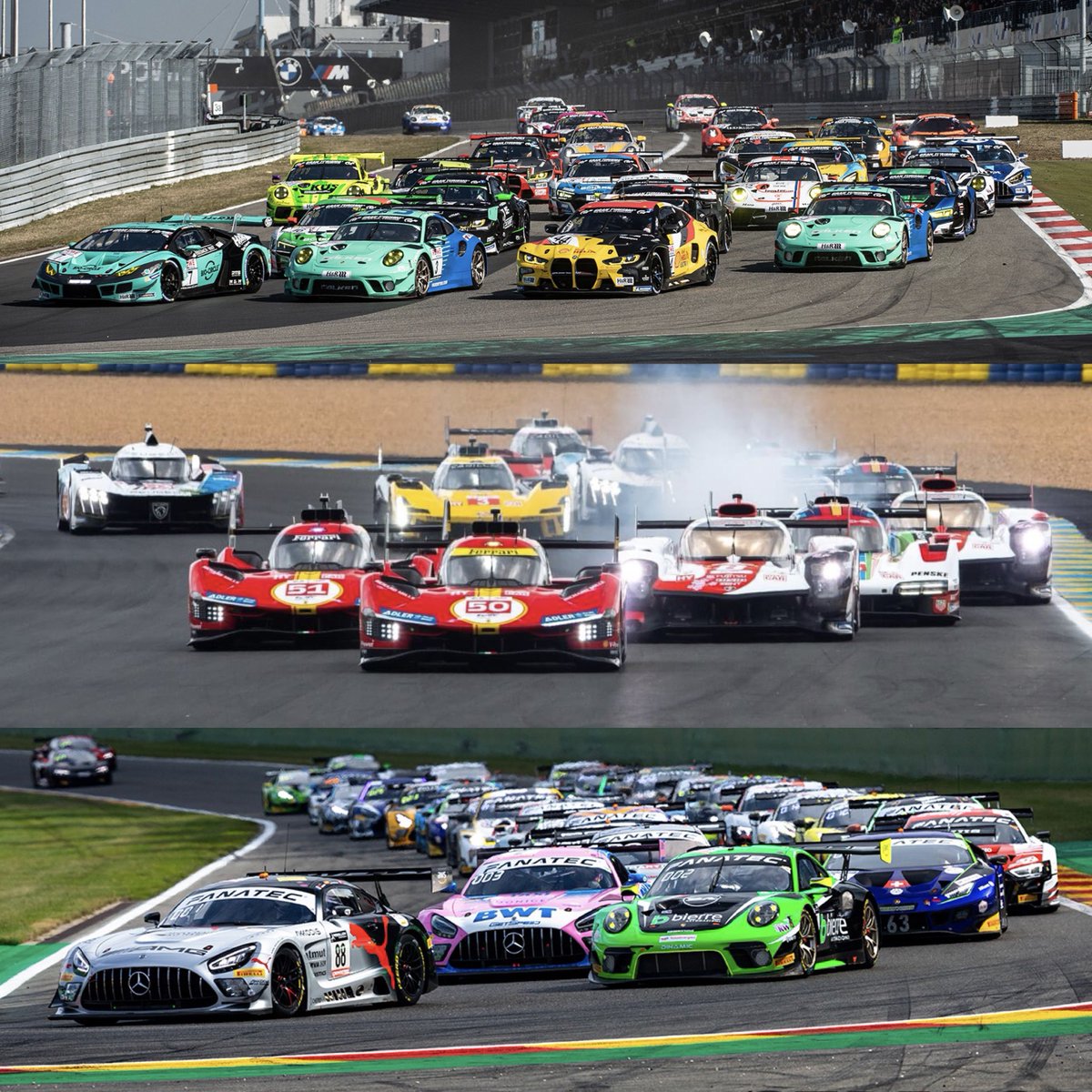 JUNE 🤝 24H MONTH

🇩🇪 Nürburgring - 1/2
🇫🇷 Le Mans - 15/16
🇧🇪 Spa - 29/30

Officially crowning June 2024 as 24H Month, with three of the world’s biggest enduros taking place in 30 days!

#N24H | #LeMans24 | #Spa24