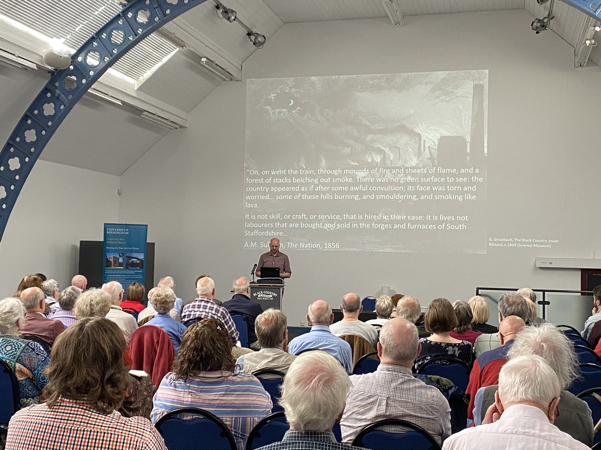 Next speaker at our @unibirmingham Black Country History Conference - Dr Simon Briercliffe @sbriercliffe of @BCLivingMuseum ‘Migration and the Black Country’ #LocalHistory