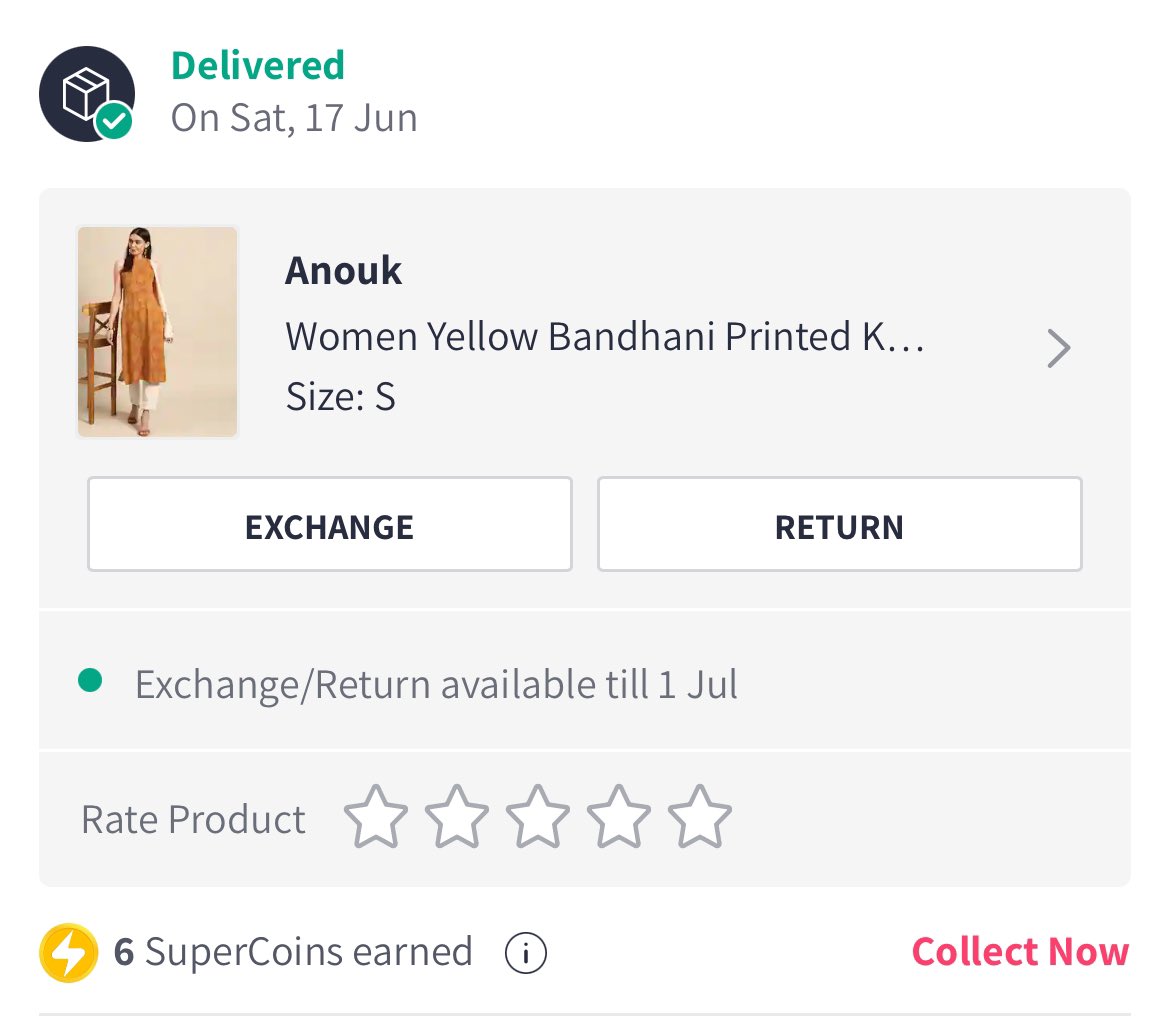CyberboySj's tweet photo. Unable to process exchange on my order and today’s the last day. App is showing error and Customer support saying the return/exchange window is over !
@myntra @MyntraSupport  can you please help? https://t.co/t7fIeUzwFJ