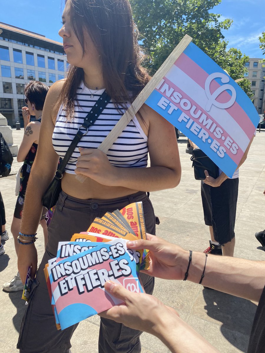 JFIMarseille's tweet photo. Une pride radicale sensible à la mobilisation initiée par le meurtre de Nahel.

#JuscticePourNael https://t.co/RIuh7CFG65