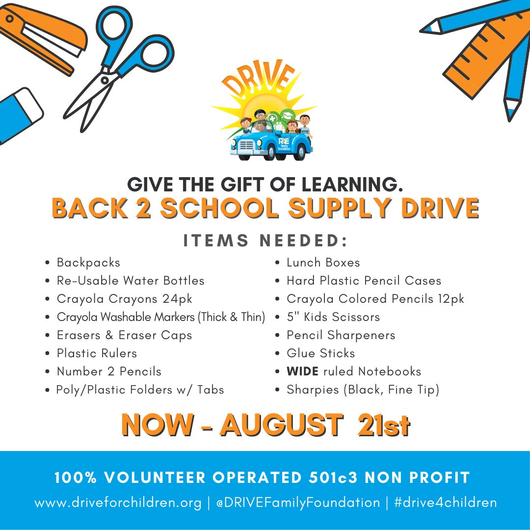 DRIVE R & E Family Foundation tweet media