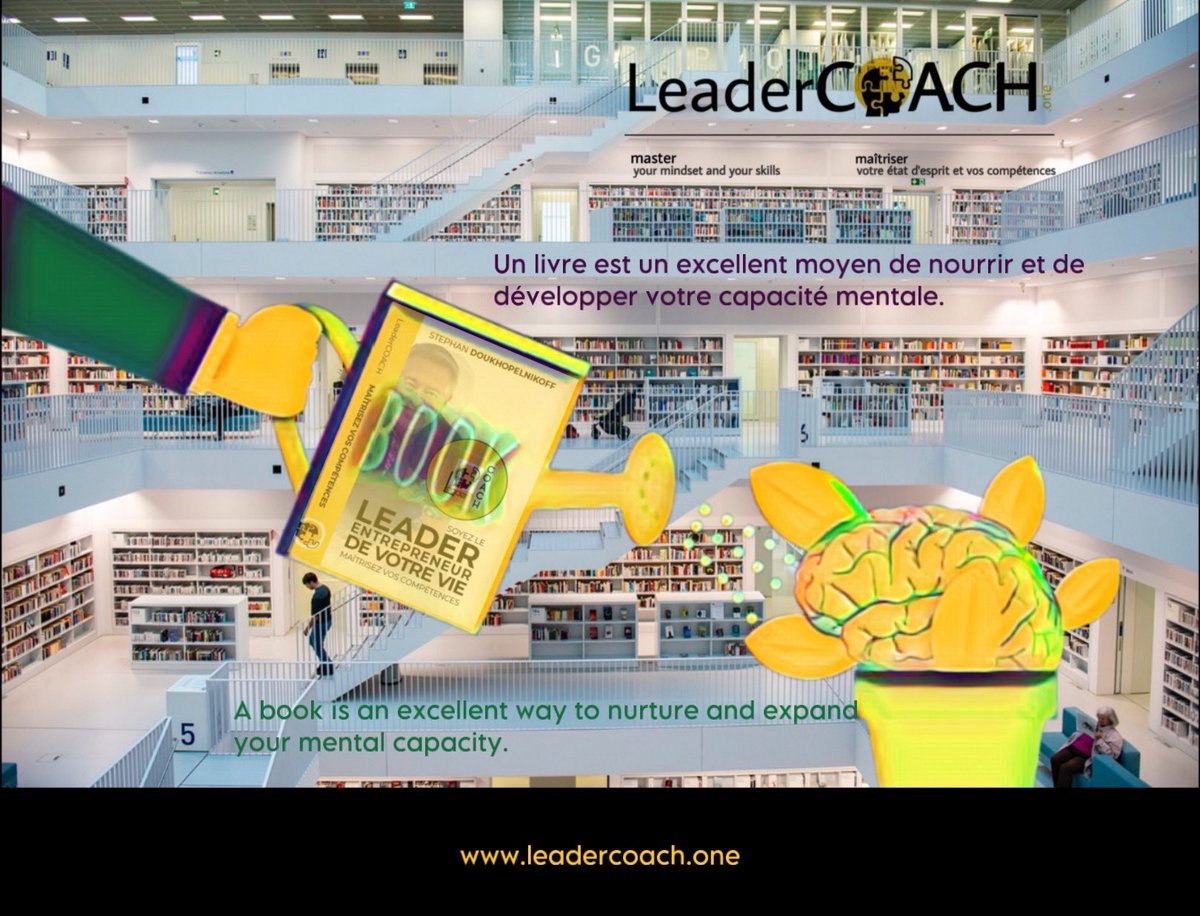 Contactez nous pour notre prochain nouveau livre: LeaderCOACH.
Devenez le leader, entrepreneur de votre vie.
Maîtrisez votre esprit. Maîtrisez vos compétences.
Lancement prévu en septembre.
#livreleadercoach
Auteur <a href="/Doukhopelnikoff/">Stephan B Doukhopelnikoff</a>