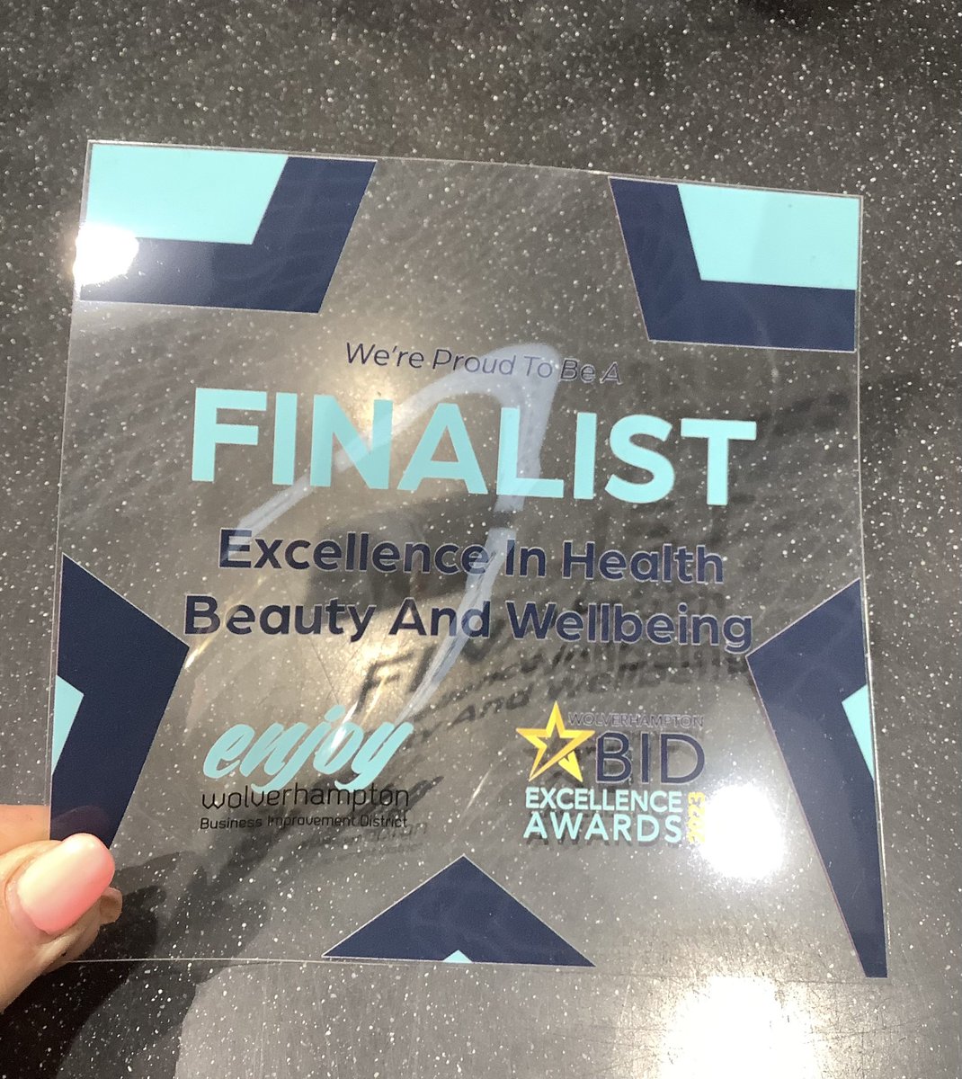 We are proud to be finalist in excellence in heath and Beauty wellbeing ❤️#thanks #teamwork #customers #Wellbeing #beingthere