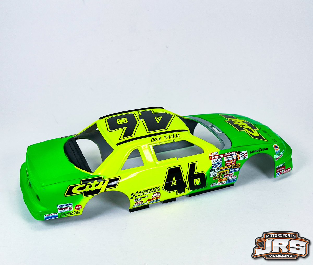 deircrfan's tweet photo. Working on a few Days of Thunder cars because they’re awesome. @TeamHendrick @citychevrolet @NASCAR @DAYTONA @Nascarpixtures @ClassicsNascar @TomCruise @ParamountMovies #daysofthunder #coletrickle #rubbinsracin #hendrickmotorsports #NASCAR #nascarmodels #TomCruise #gregsacks https://t.co/dU9XrZ69Ys
