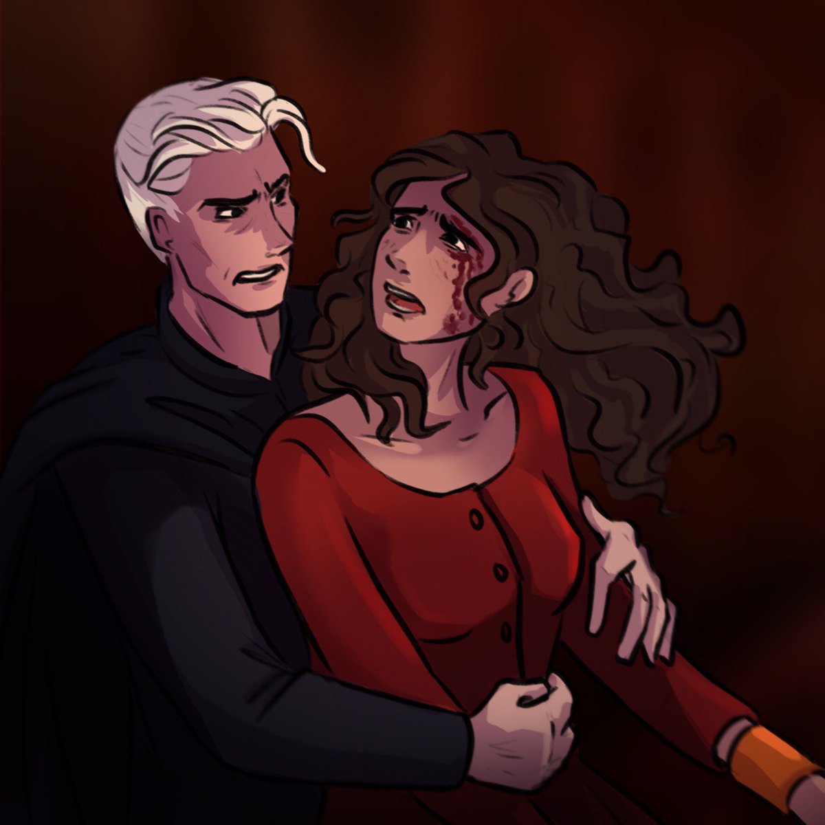 oixxo's tweet image. Inspired by &apos;Manacled&apos; by @senlinyuwrites
Chapter 6.

|| “Don’t—you—dare.” He snarled the words. His face white with fury. ||

#manacled #dramione #dracomalfoy #highreevedraco