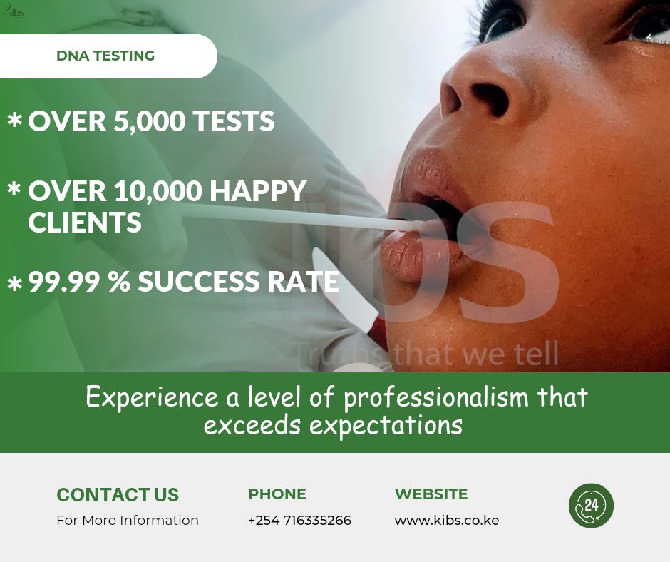 Pay us a visit at Kenbelt Business Park, located on the first right building, first floor, along Old Mombasa Road, Kenya.

 #family #dnatest #fatherhood #nairobi #kisumu #mombasa