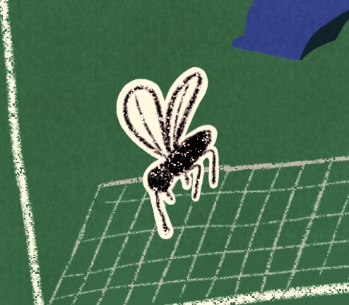 caprisunrising's tweet photo. "tennis match" (2023) https://t.co/2AEFSdwqXt