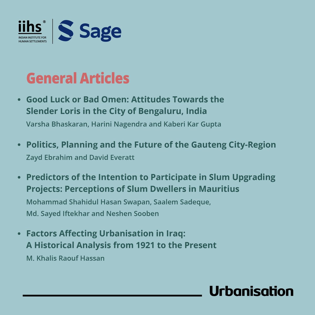 Indian Institute for Human Settlements tweet media