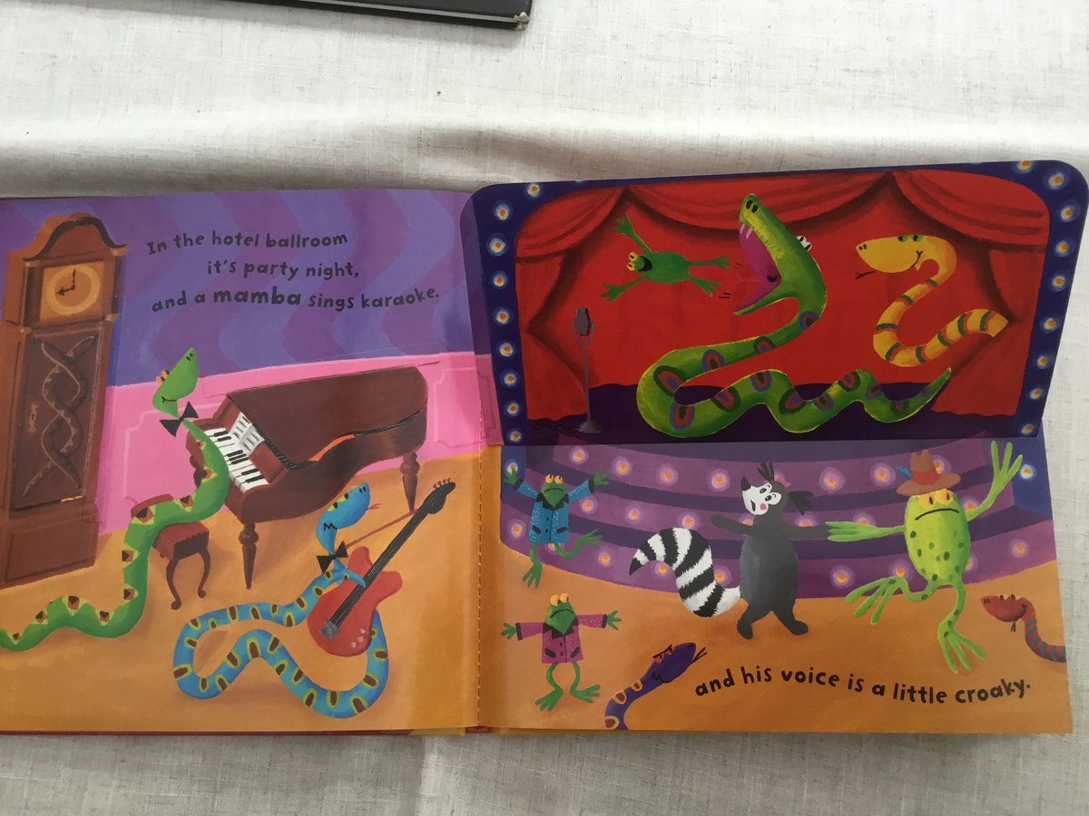 moses_brian's tweet photo. GIVEAWAY: Just discovered a spare hardback copy of my lift the flap book 'The Snake Hotel' beautifully illustrated by David Wojtowycz.
Follow or RT or both to be in with a chance of winning.
Closes Midnight 9th July. https://t.co/8zxO1CNOFv