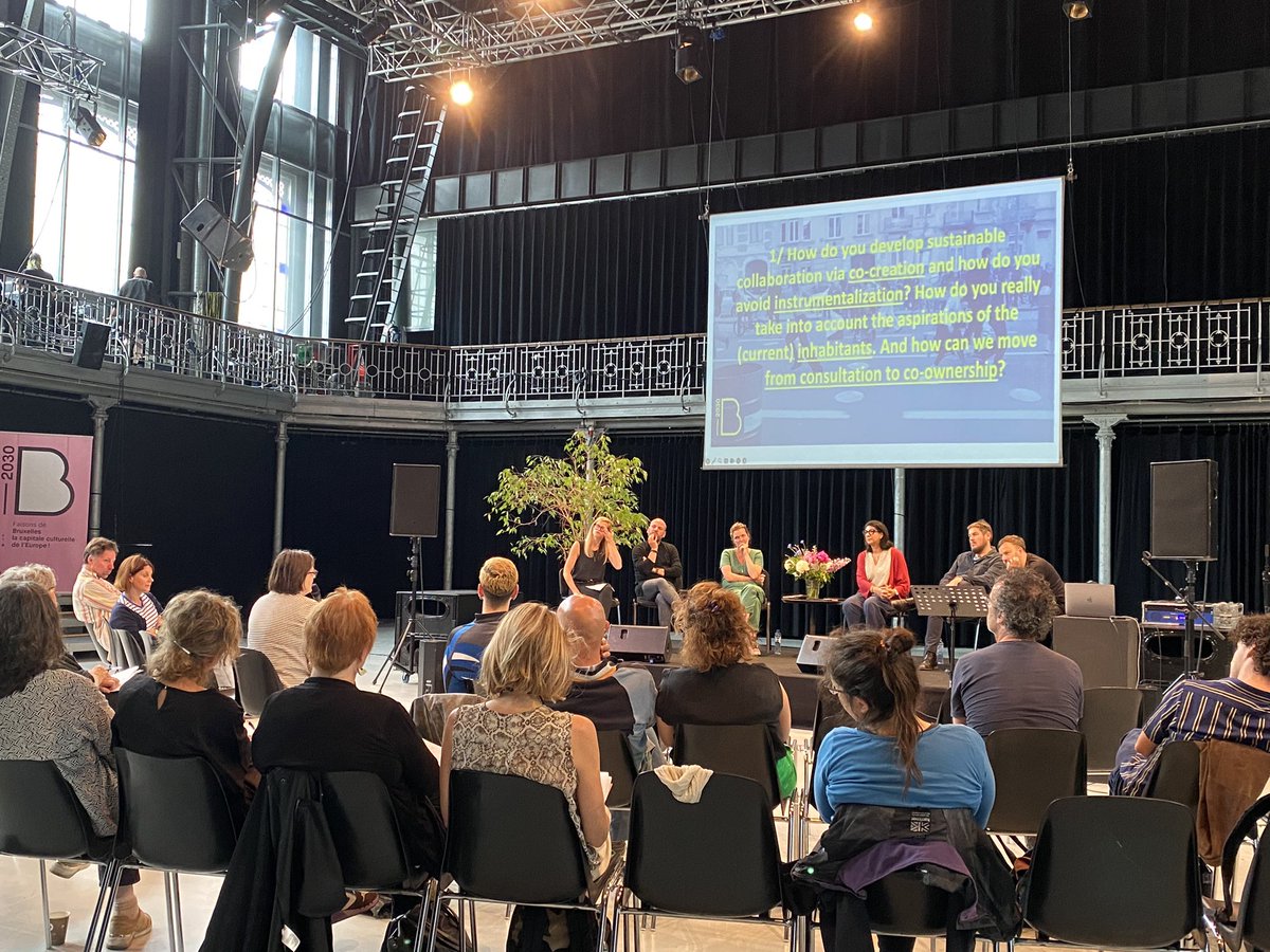 A pleasure to jump into the panel discussion on #sustainablecollaboration #cocreation #coownership at the @brussels2030 sharing my experiences and stating we need more systemic inclusion, pre/post codesign processes transdisciplinary & multistakeholder approach #trust ! @fzibouh