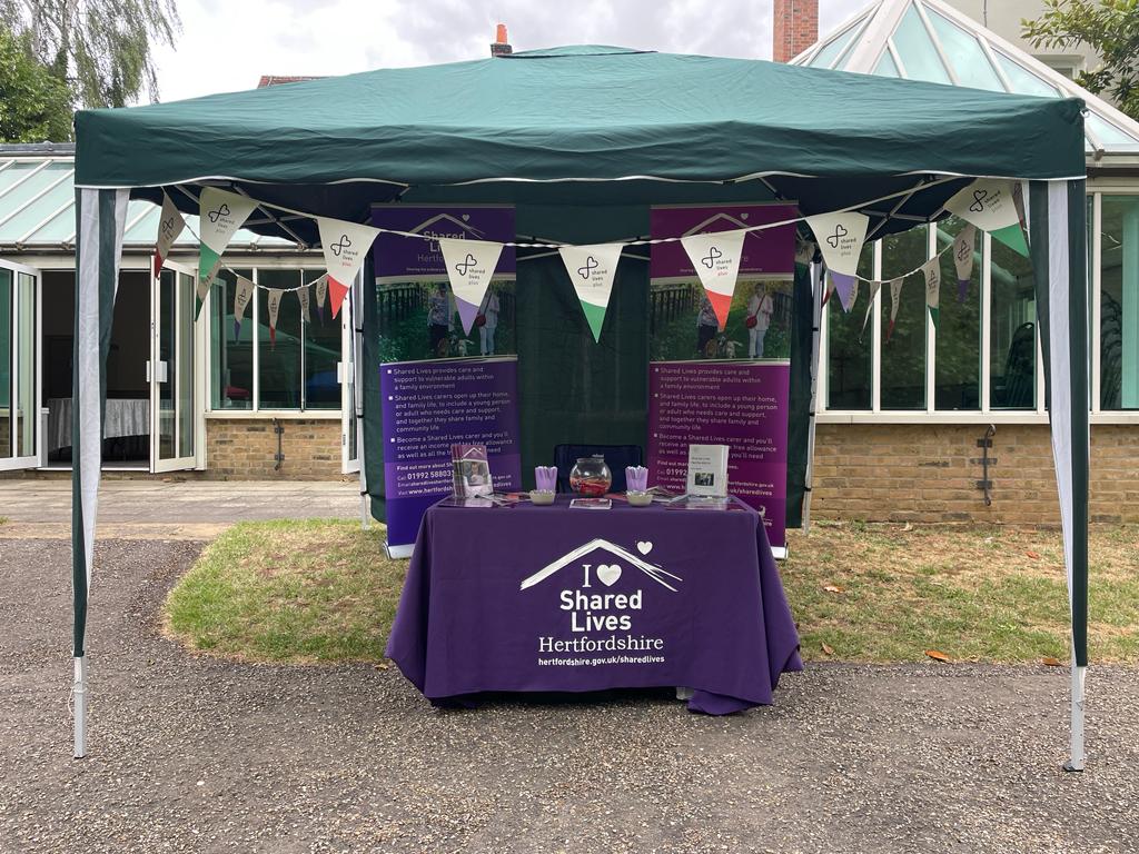 We're all set up here at the <a href="/WareTownCouncil/">Ware Town Council</a> Festival - be sure to come say hello if you're attending and come see that life is #BetterShared! 🏡💜