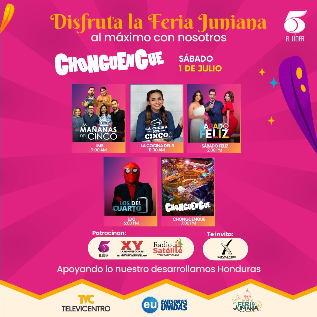 ¿Listos para la gran fiesta? Atento HOY, viví una gran experiencia desde <a href="/Expocentro/">Expocentro Ctbanos</a> en el concierto de los 'Silver Star'.🥳

📺 Transmitido hoy a las 7pm por <a href="/Canal5/">Canal 5, Chile.</a> El Líder