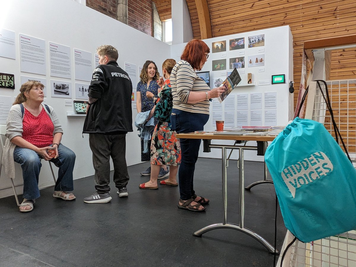 HelixArts's tweet photo. Lovely exhibition opening this morning @SegedunumFort.

Helix Arts is 40 this year.

#Revisits is our first teaser exhibition.

#ShareYourStory

https://t.co/ujKbTeRBb7 https://t.co/dNMs5Tgykr