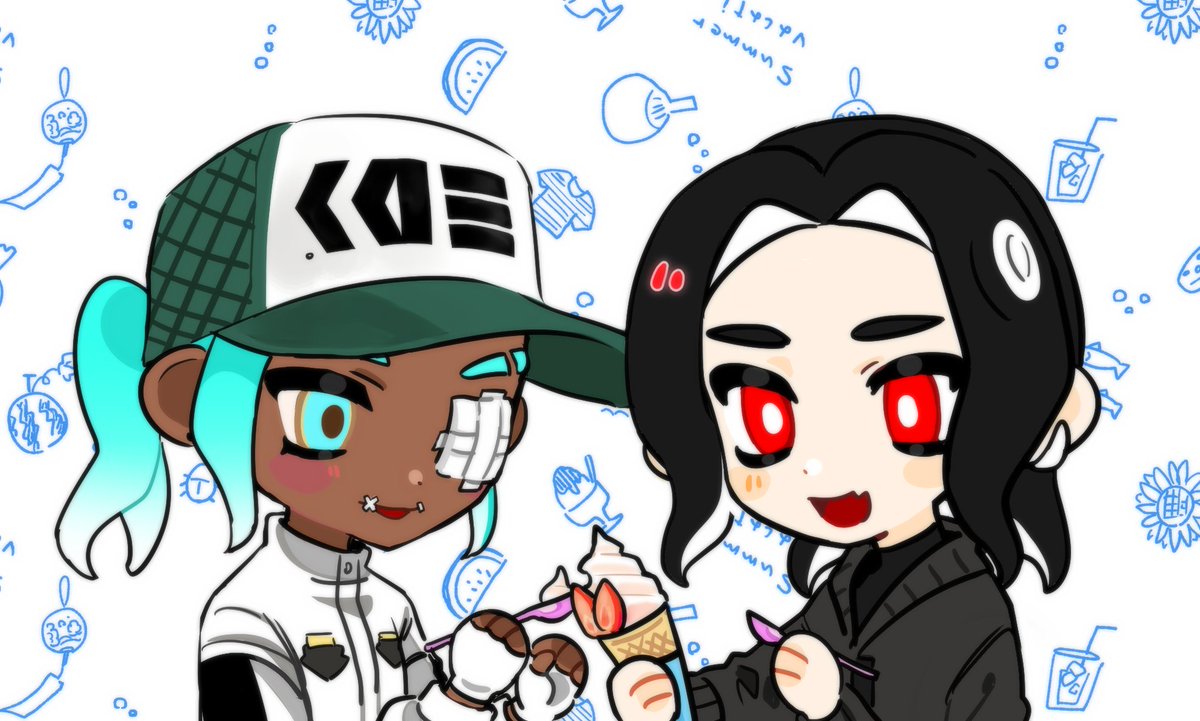 커미션 왔어요~~ㅜㅜ
먕님이 작업해주셨습니다❤️‍🔥