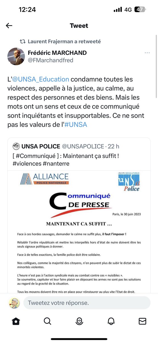 nc63964510's tweet photo. @LeProviseur2 @snpden Assumer quoi ? Je crois que la réponse de la fédération. UNSA éducation est claire https://t.co/woJvFdGD1T
