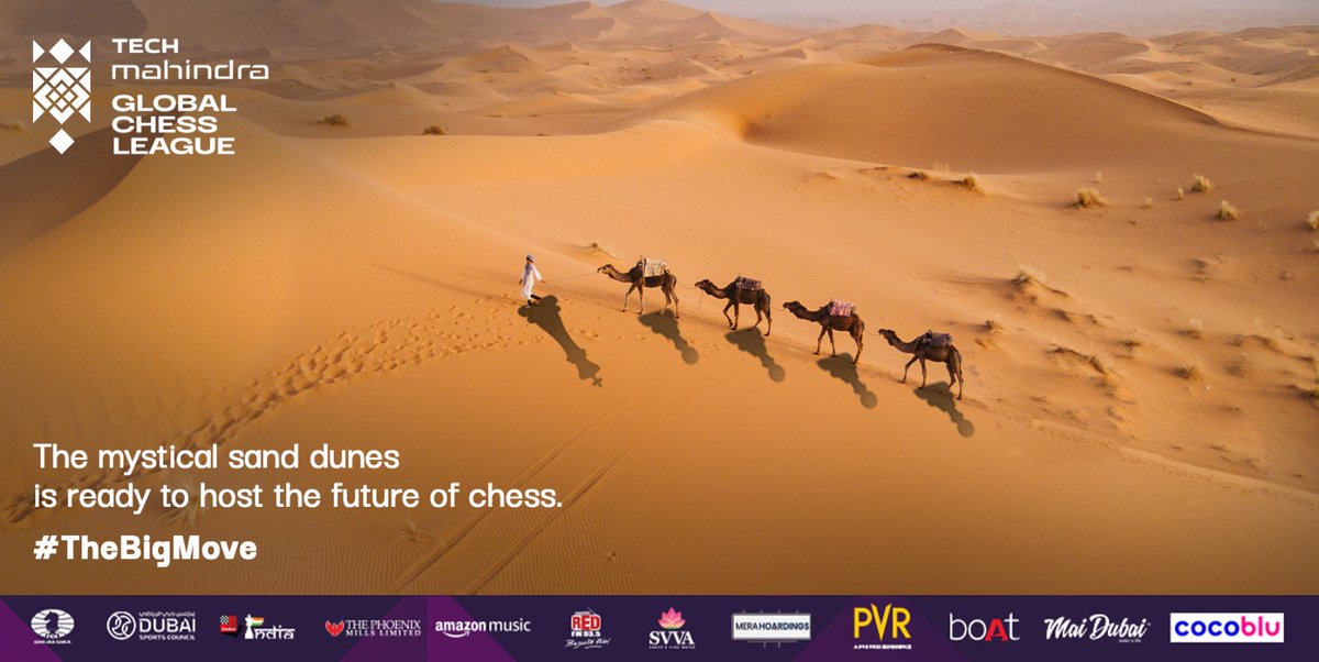 R_iya03's tweet photo. #TechMahindraGlobalChessLeague Chess league format is a game-changer and get ready for the big move that has taken chess higher!  And watch the Grand Finale in Dubai! https://t.co/eQxAjNrCuR