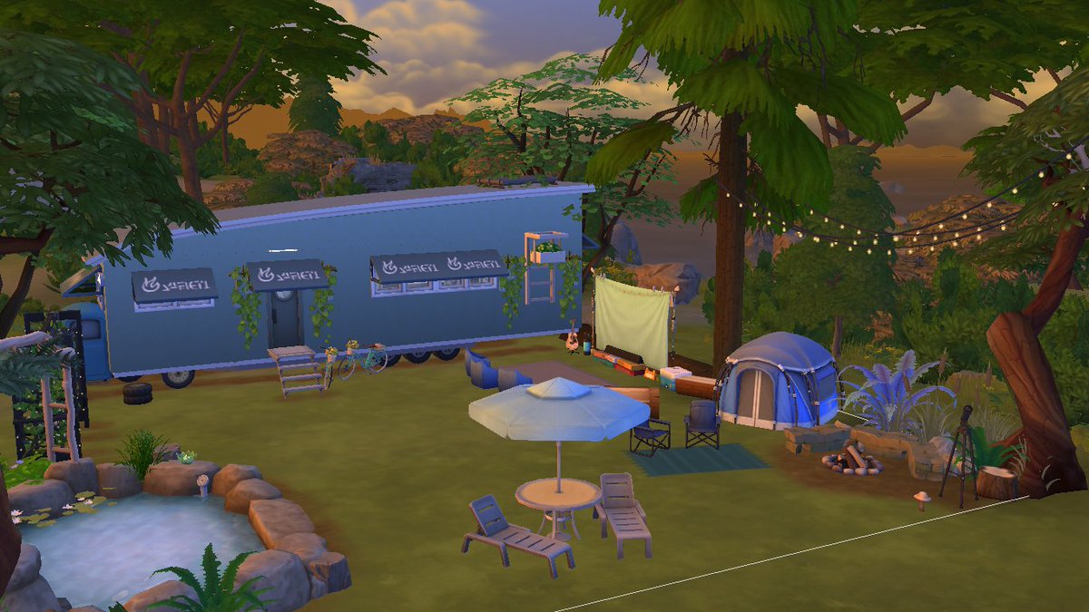 #Caravan #Camping #thesims4 #ts4 #thesims #campers #camperlife #gettowork #cottageliving #seasons #cityliving #werewolves #gettogether #ecolifestyle #highschoolyears #سيمس #dreamhomedecorator #outdoorretreat #outdoor #jungleadventure #spaday #backyard #booknook #simmer #camp