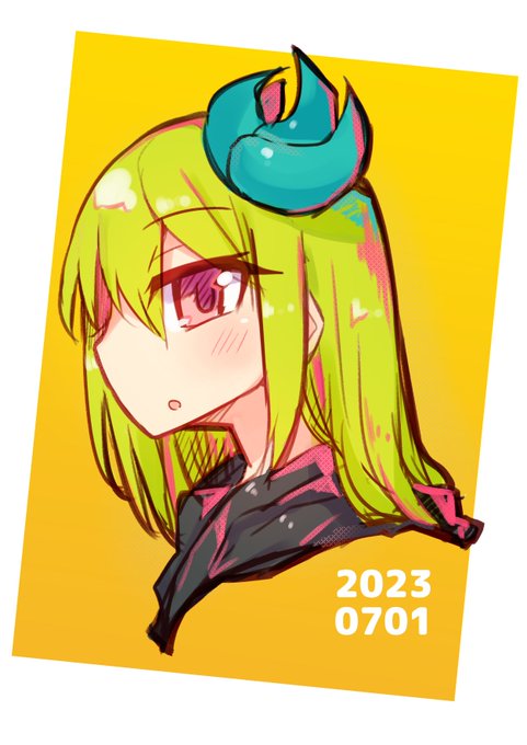 うちのこ落書きキミドリさんです 